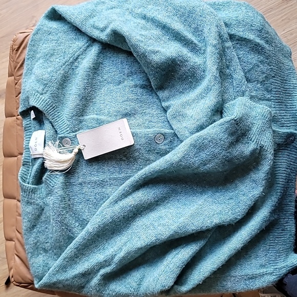 Doen Petra Cardigan - Bleu Menthe - L - Picture 8 of 11